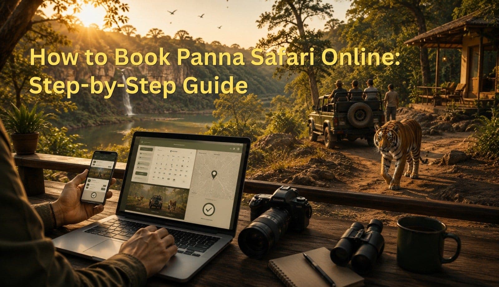 Illustration: How to Book Panna Safari Online