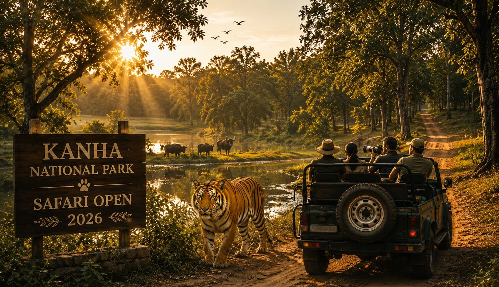 Illustration: Kanha National Park Safari Open 2026